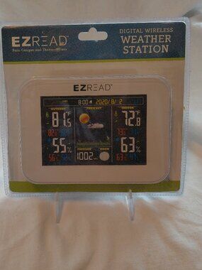 EZRead Rain Gauges & Thermometers Digital Wireless Weather Station NEW